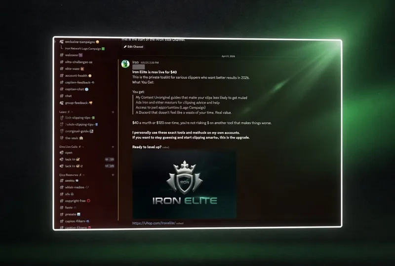 Iron Network — Iron's 1-1 Mentorship · screenshot 2 of 2