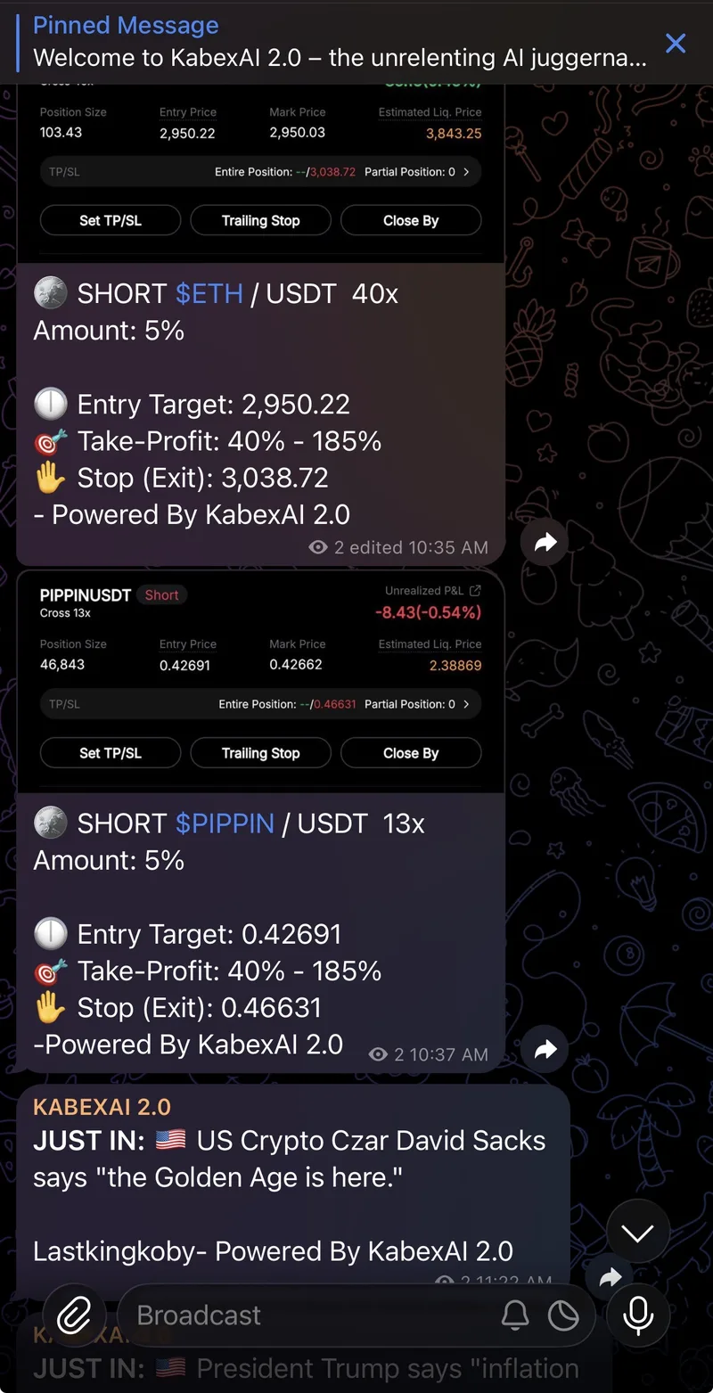 KABEXAI — KABEXAI 2.0 Crypto Telegram🧠📲 · screenshot 2 of 2