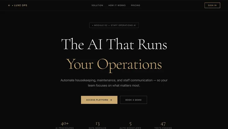 LuxOps Academy — Build a Company Using AI — Idea to Scale · screenshot 1 of 1