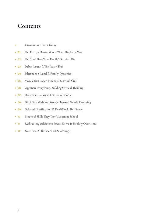 Before you Die — What to Teach Your Child Before You Die · screenshot 4 of 5