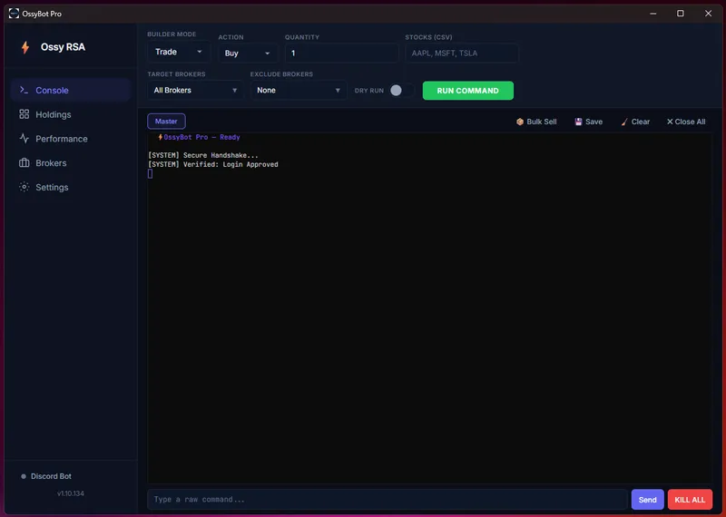 OssyRSA — OssyBot Pro · screenshot 2 of 2