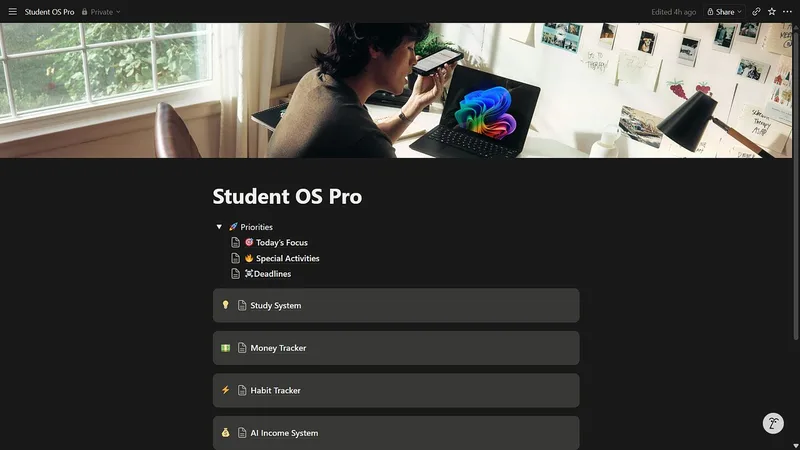 Levio — Student OS Pro · screenshot 2 of 4