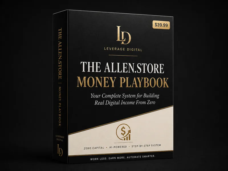 Leverage Digital — The Allen.store Blueprint — AI-Powered Digital Income From Scratch · screenshot 1 of 1