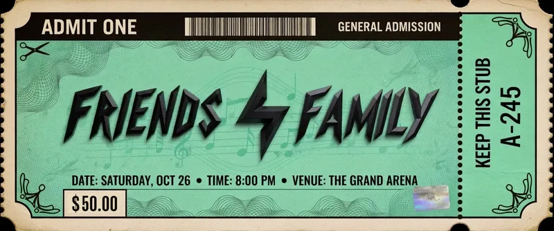 Friends and Family — Friends and Family x Tickets · screenshot 1 of 1