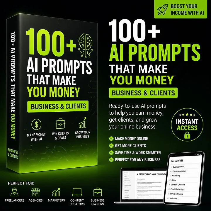 AI Profit Lab — 100+ AI Prompts That Make You Money (Business & Clients) · screenshot 1 of 1