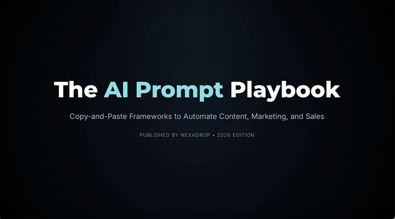 NexaDrop — The AI Prompt Playbook · screenshot 1 of 3