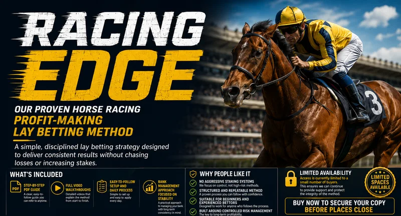 Racing Edge 🏇 — Racing Edge — Our Proven Profit Making Lay Betting Method · screenshot 1 of 1
