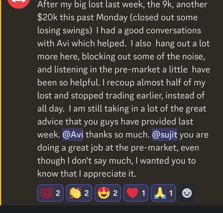 Avi — Avi's Trading Mentorship · screenshot 6 of 6