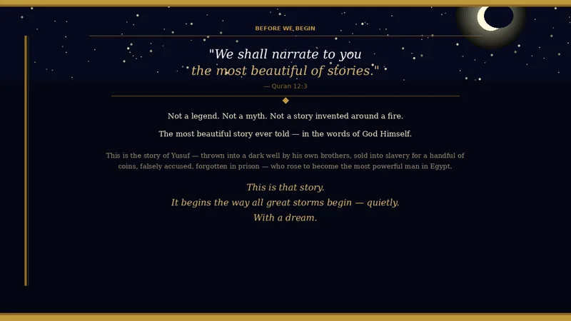 TOWARDS JANNAH — The Most Beautiful of All Stories — Surah Yusuf · screenshot 2 of 3