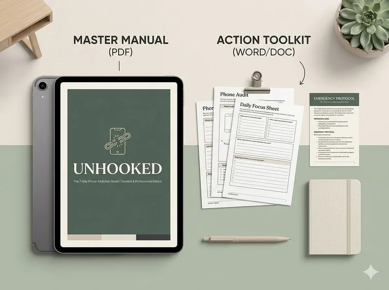 The Focus Manual — UNHOOKED: The 7-Day Phone Addiction Reset Toolkit · screenshot 1 of 1