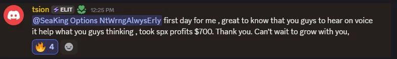 The Champagne Room - Options Trading — Premium Options Trading Group · screenshot 2 of 3