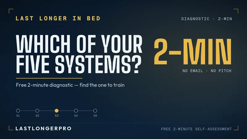 LastLongerPro — Last Longer in Bed: Free Diagnostic · screenshot 1 of 2