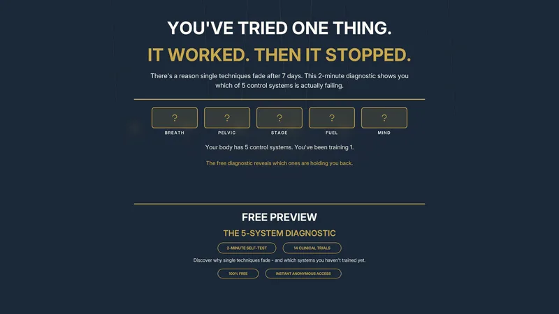 LastLongerPro — Last Longer in Bed: Free Diagnostic · screenshot 2 of 2