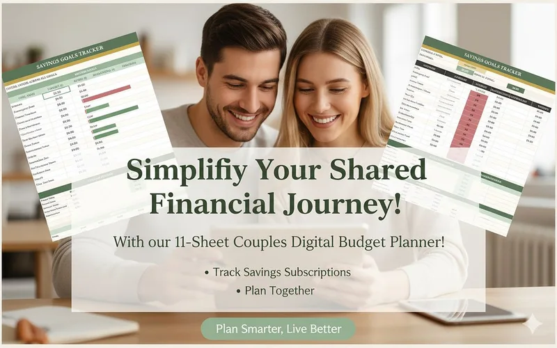 Aviora — Aviora Digital Budget Planner For Couples - Minimal Luxe Edition · screenshot 2 of 5