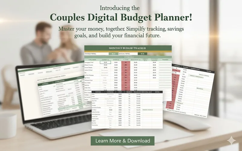 Aviora — Aviora Digital Budget Planner For Couples - Minimal Luxe Edition · screenshot 5 of 5
