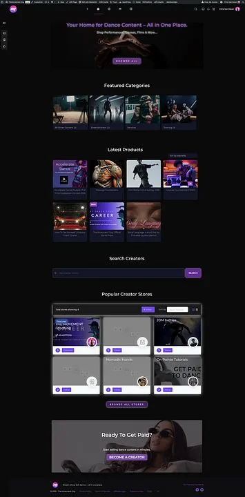 The Movement Organization — Professional Dancer Access · screenshot 1 of 1