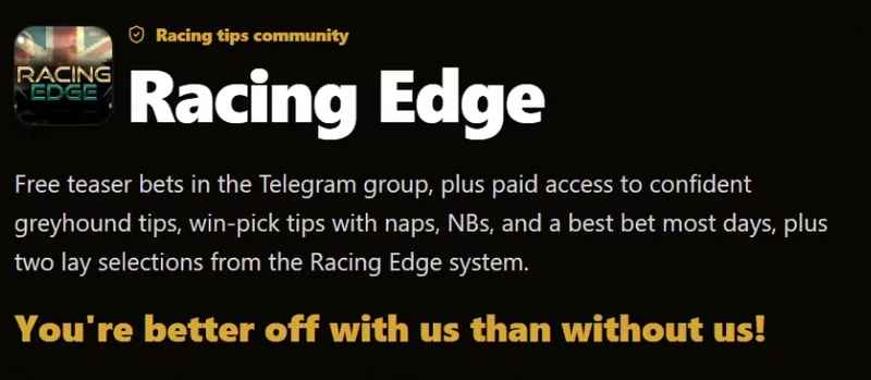 Racing Edge 🏇 — FREE TIER – Racing Edge Community Free Forever · screenshot 1 of 1