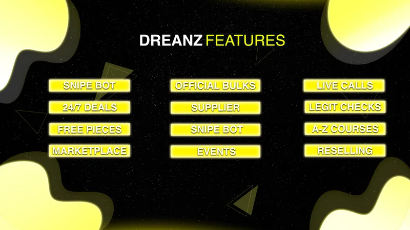 DREANZ - VINTAGE RESELLING & SUPPLIERS — Netzwerk & Snipe Bot · screenshot 4 of 4