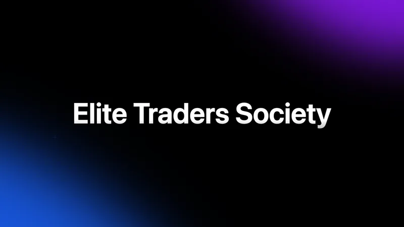 Elite Traders Society  — 1 on 1 mentorship · screenshot 1 of 1
