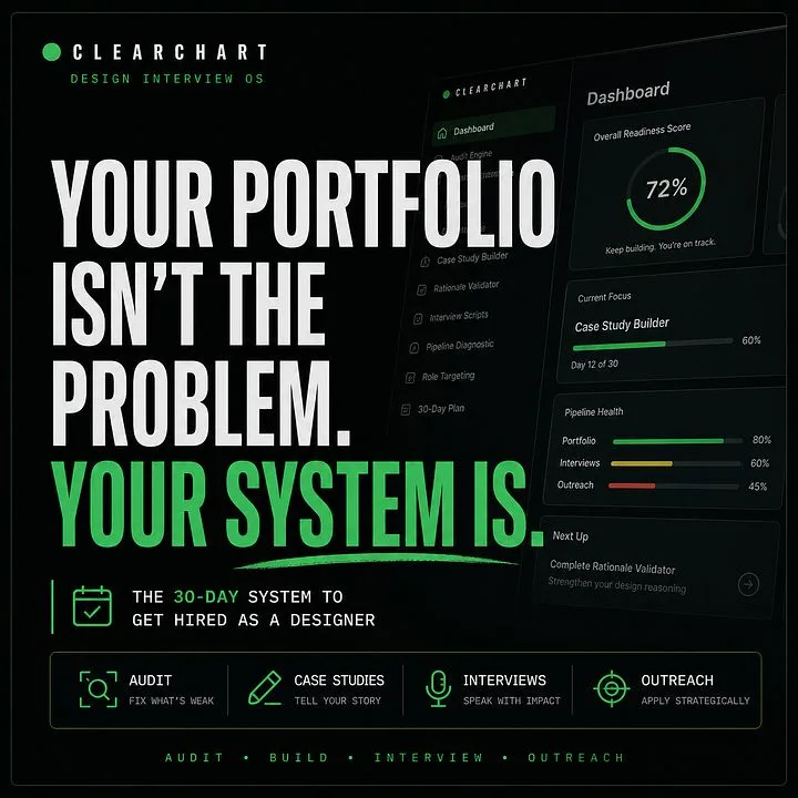 SPM — ClearChart — Get Hired as a Product Designer in 30 Days · screenshot 1 of 5