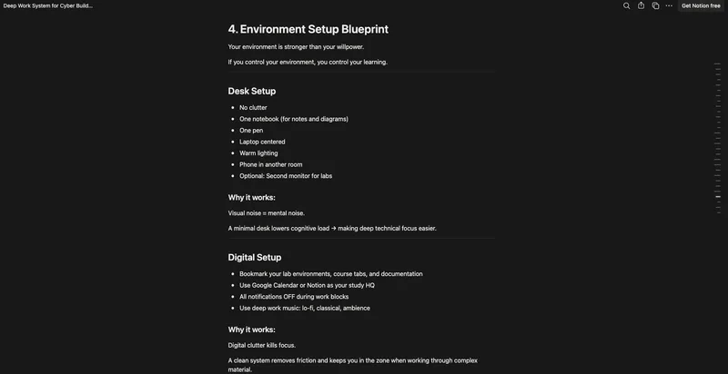Ordino — Deep Work System for Cyber Builders · screenshot 4 of 6