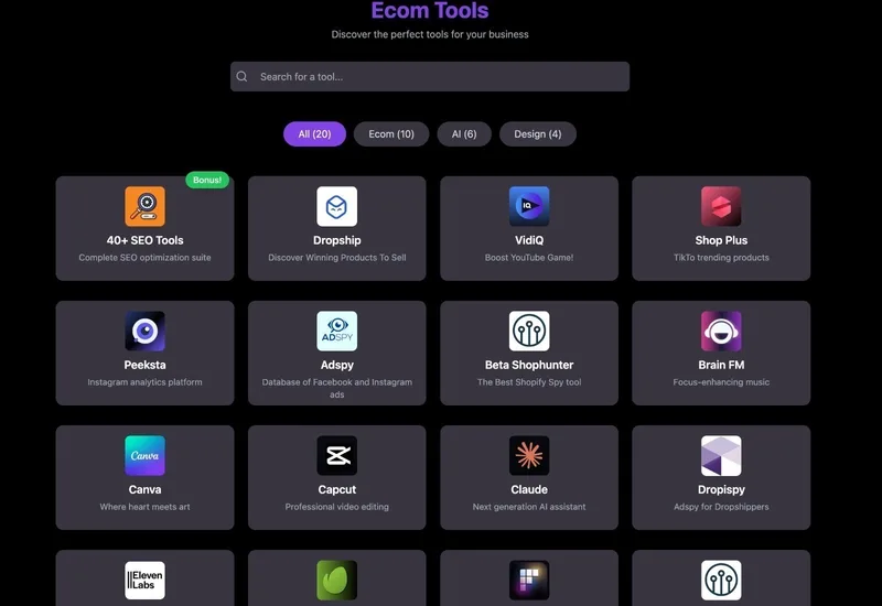 Ecom Tools — Ecom tools 🛠️ · screenshot 5 of 6