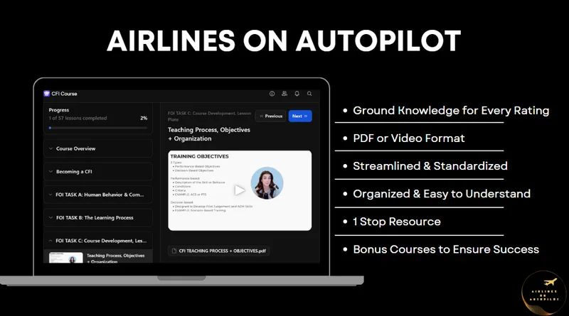 Airlines on Autopilot — AOA CFI + Interview Pilot Prep · screenshot 5 of 5