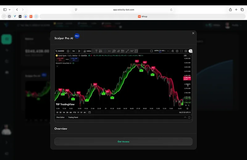 Velocity Bot — Velocity Indicator · screenshot 2 of 2