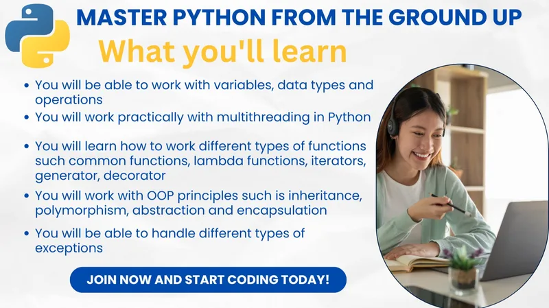 Learn Python from scratch — Master Python: All Levels · screenshot 1 of 2