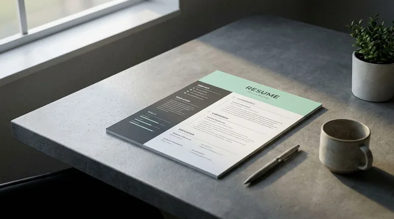 DigitalMint — Professional Resume Template · screenshot 1 of 1