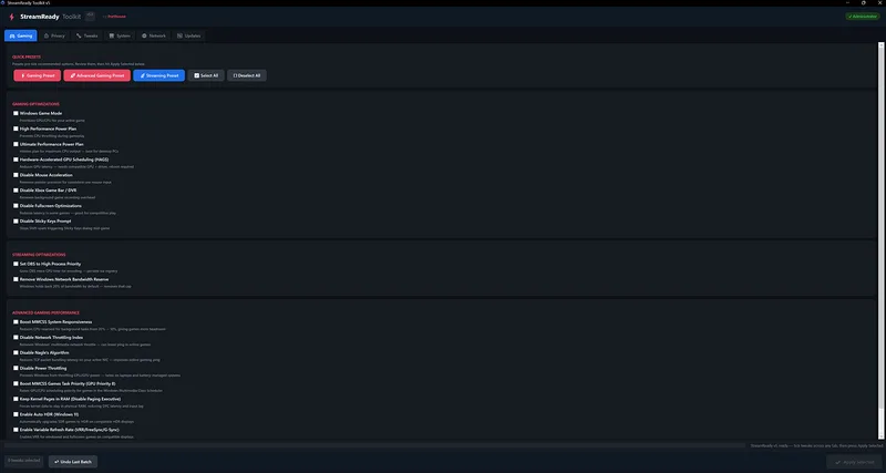 StreamReady — StreamReady Toolkit · screenshot 1 of 2