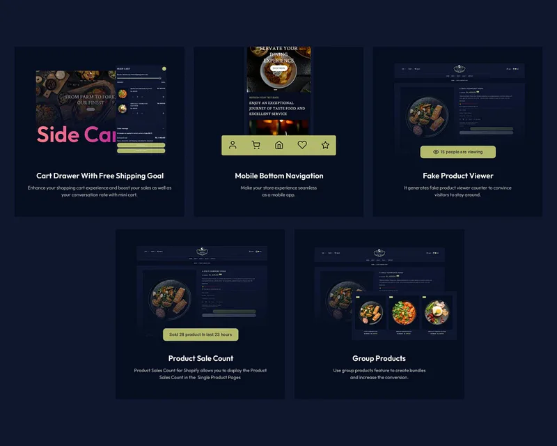 Fast & Delicious  — Restaurant Shopify Store · screenshot 3 of 3