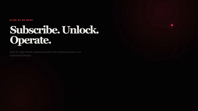 Blind OS — BlindOS-Executive · screenshot 6 of 6