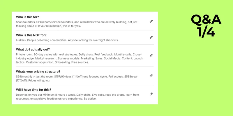 Community for founders — MOMENTUM · screenshot 2 of 5
