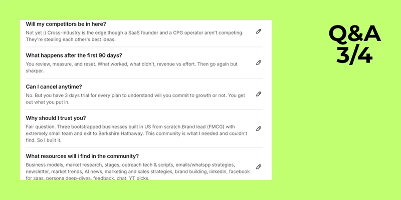 Community for founders — MOMENTUM · screenshot 4 of 5