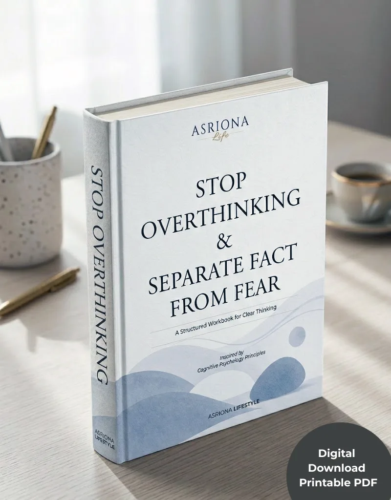 ASRIONA Life — Stop Overthinking Workbook FREE Edition · screenshot 1 of 3