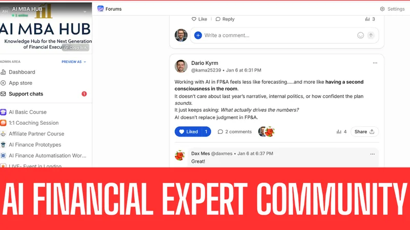AI MBA HUB  — THE AI FP&A HUB · screenshot 5 of 6