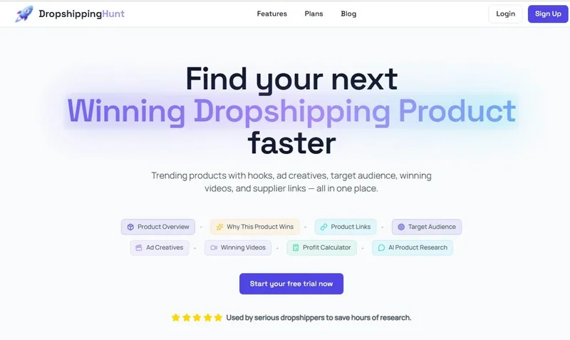 DrosphippingHunt — Dropshipping Product Finder · screenshot 1 of 6