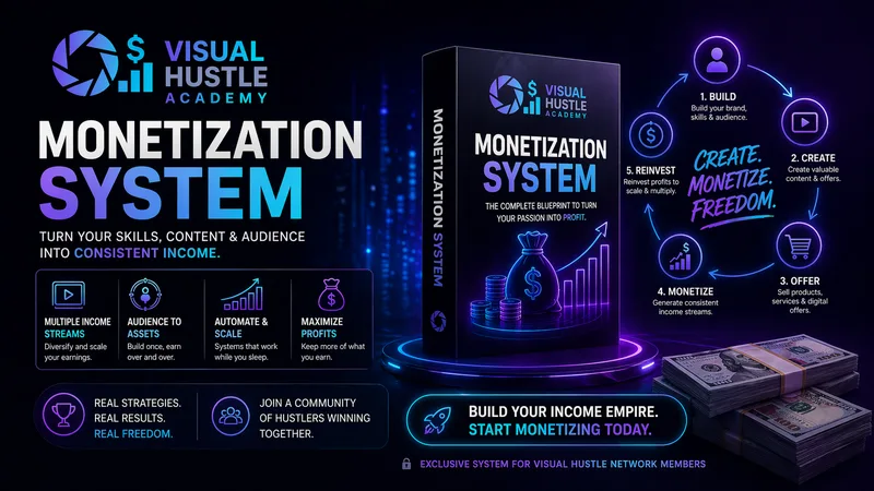 Visual Hustle Academy — Creator Monetization System · screenshot 1 of 1