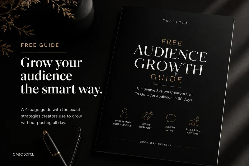 Creatora — Free Audience Growth Guide · screenshot 1 of 1