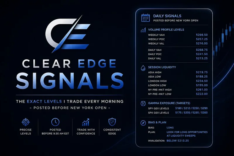 Clear Edge Futures — Clear Edge Signals - MES Futures · screenshot 1 of 1