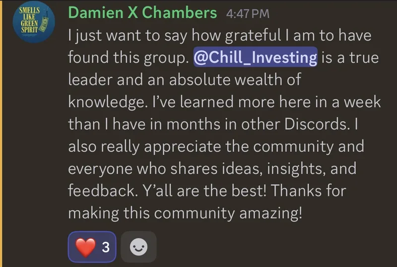 Chill Investing — Chill Investing Membership · screenshot 5 of 6