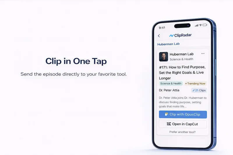 Clip Radar app. — ClipRadar · screenshot 3 of 4