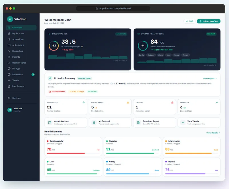 VitaDash — VitaDash · screenshot 1 of 1