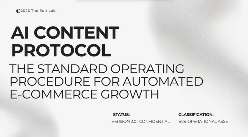 The Edit Lab — The E-com AI Content Protocol · screenshot 1 of 1