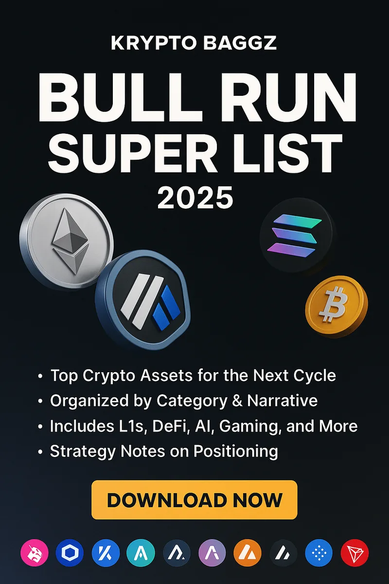 Krypto Baggz Community Ed. — Bull Run Super List · screenshot 1 of 1