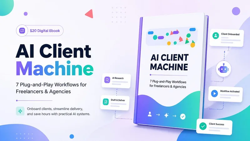 AI Creator Blueprint — AI Client Machine: 7 Plug-and-Play AI Workflows for Agencies · screenshot 1 of 1