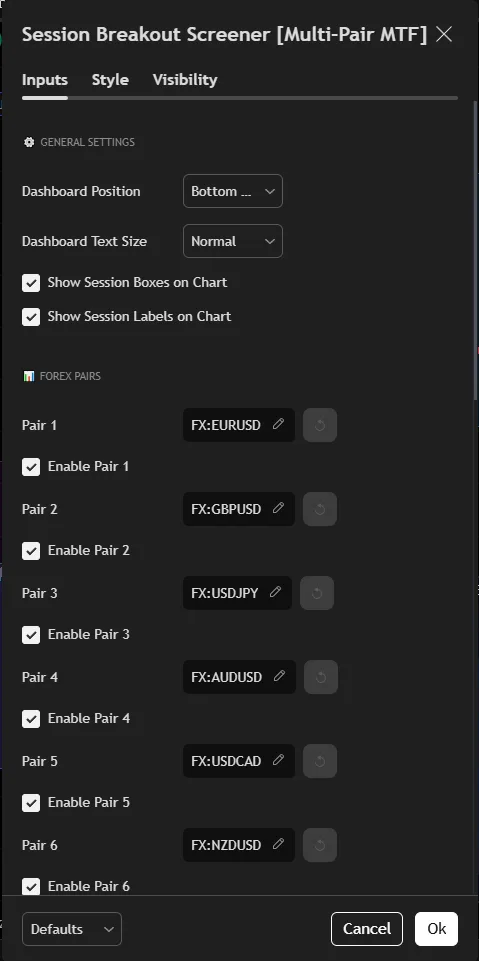 PineSignals — Session Breakout Screener · screenshot 6 of 6