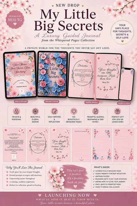 Think TWice With TG — My LittleBig Secrets A Luxury Guided Journal from the Whispered Pages Collection · screenshot 2 of 2