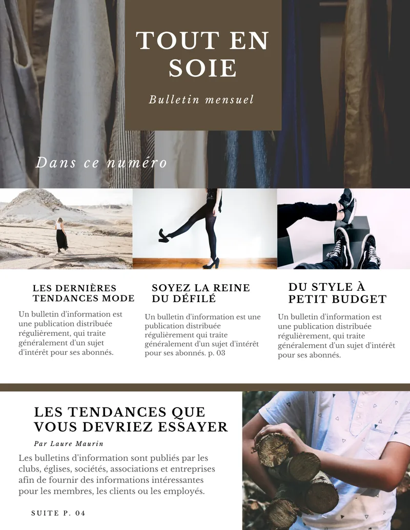 Creation unique — Courriel Bulletin d'infos · screenshot 1 of 2